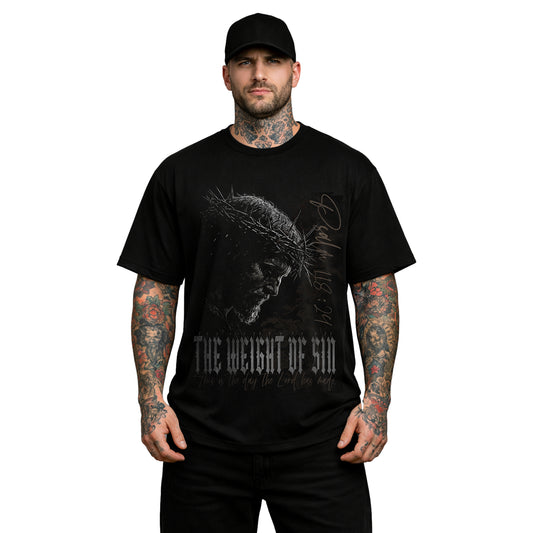 THE WEIGHT OF SIN OVERSIZED TEE