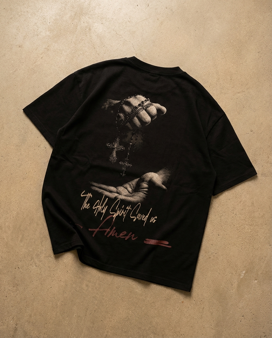 SAVED BY GRACE OVERSIZED TEE
