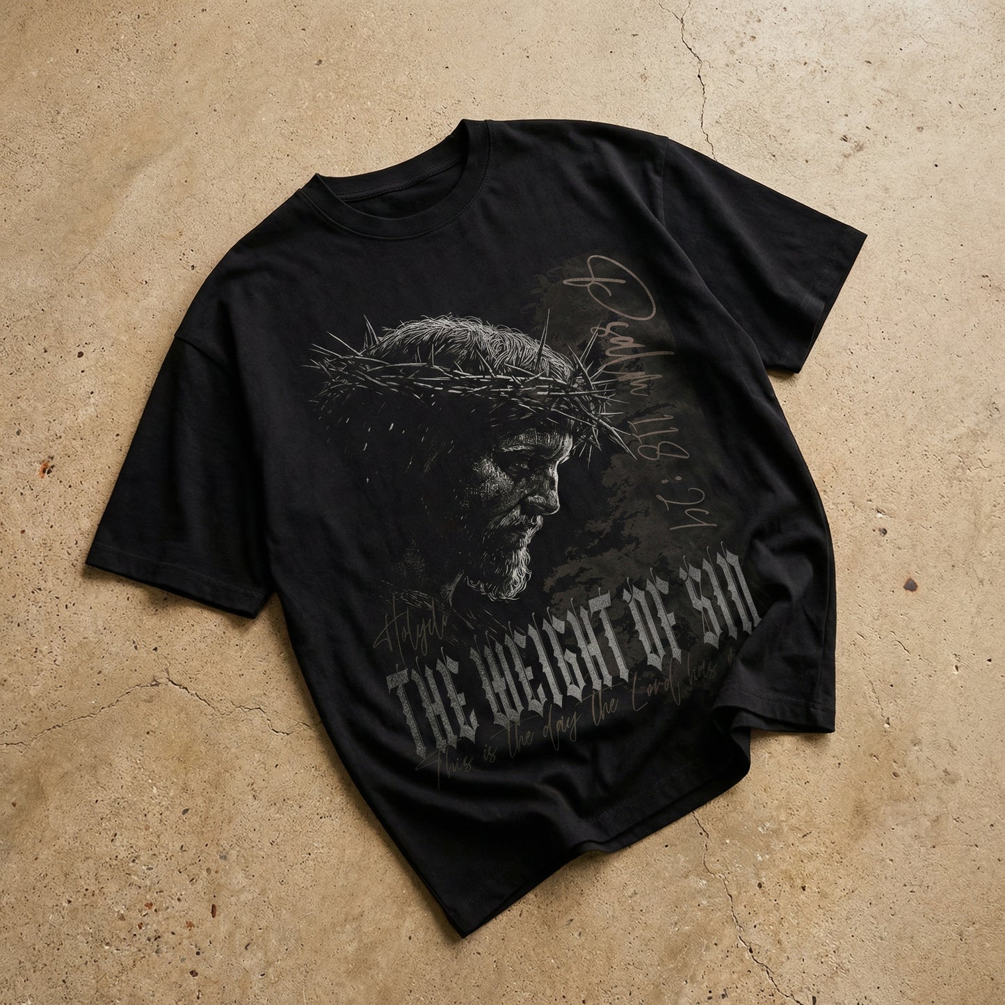 THE WEIGHT OF SIN OVERSIZED TEE