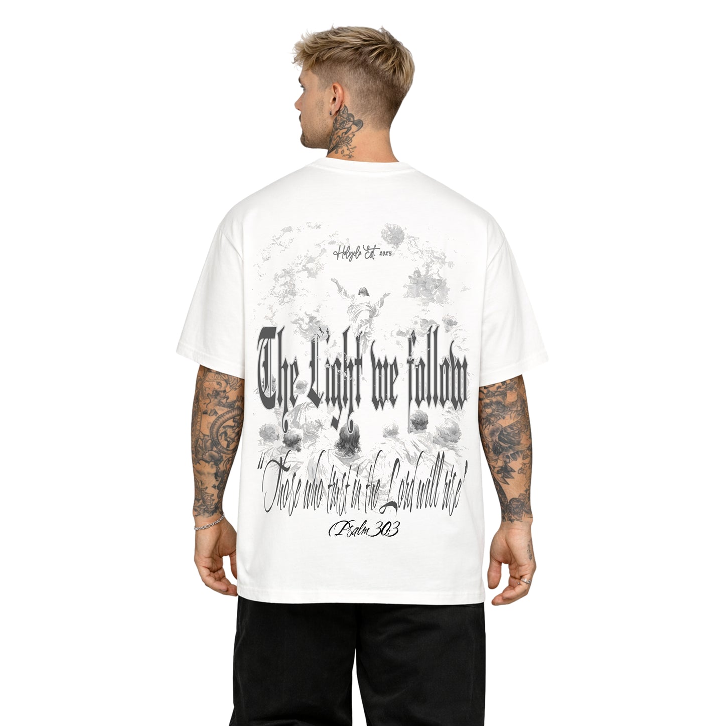 THE LIGHT WHO FOLLOWS OVERSIZED TEE