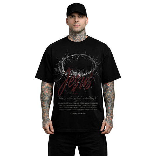 JESUS CROWN OVERSIZED TEE