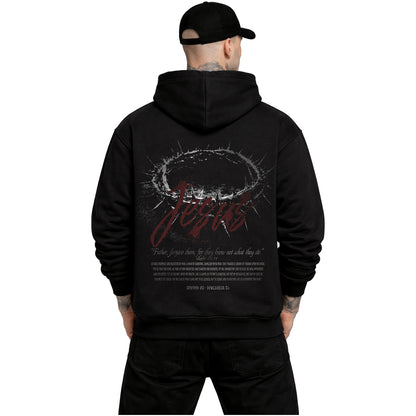 JESUS CROWN OVERSIZED HOODIE
