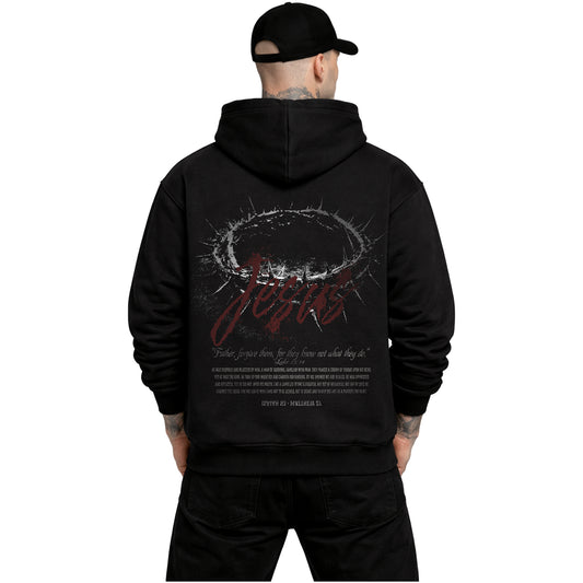JESUS CROWN OVERSIZED HOODIE