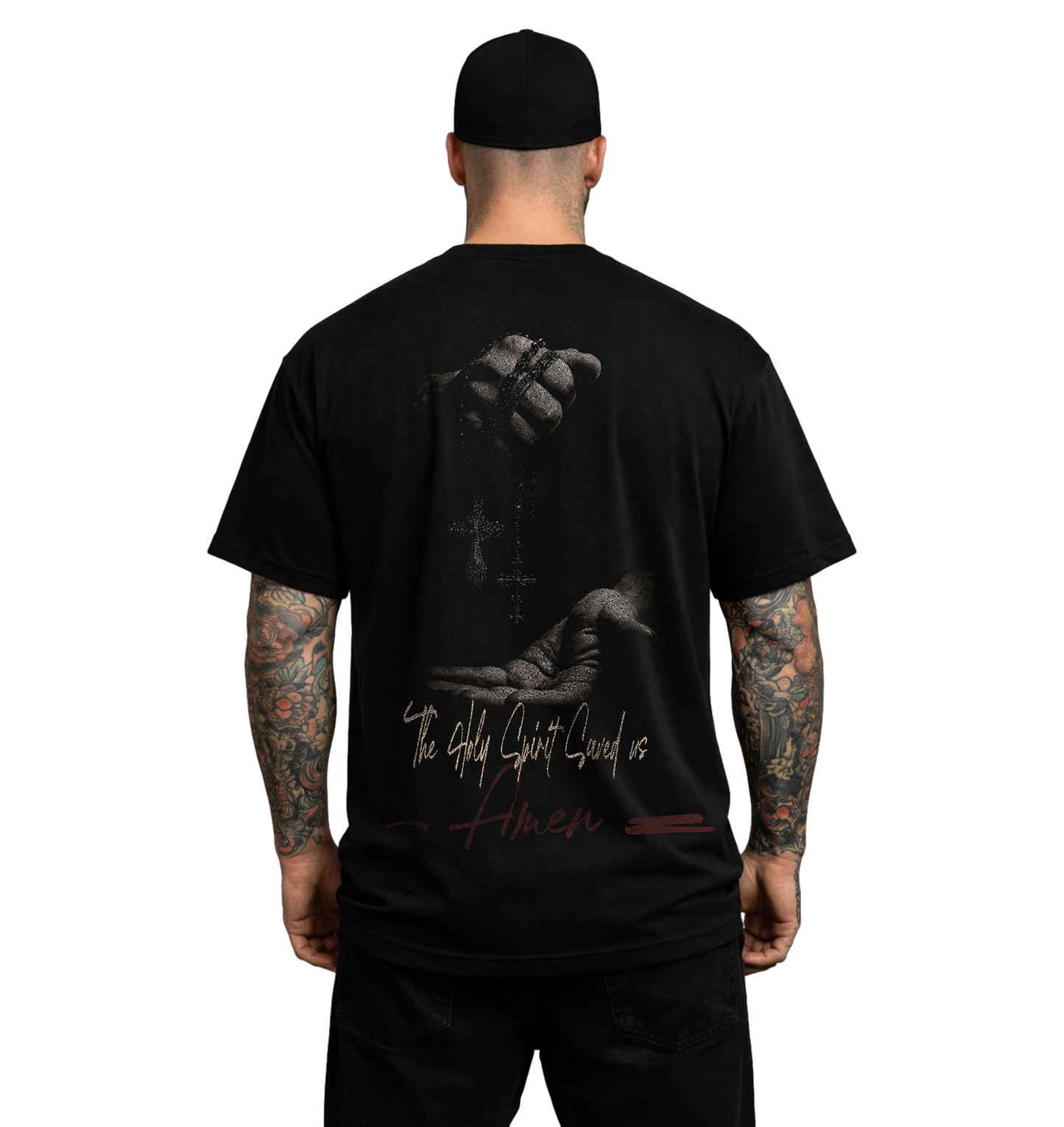 SAVED BY GRACE OVERSIZED TEE
