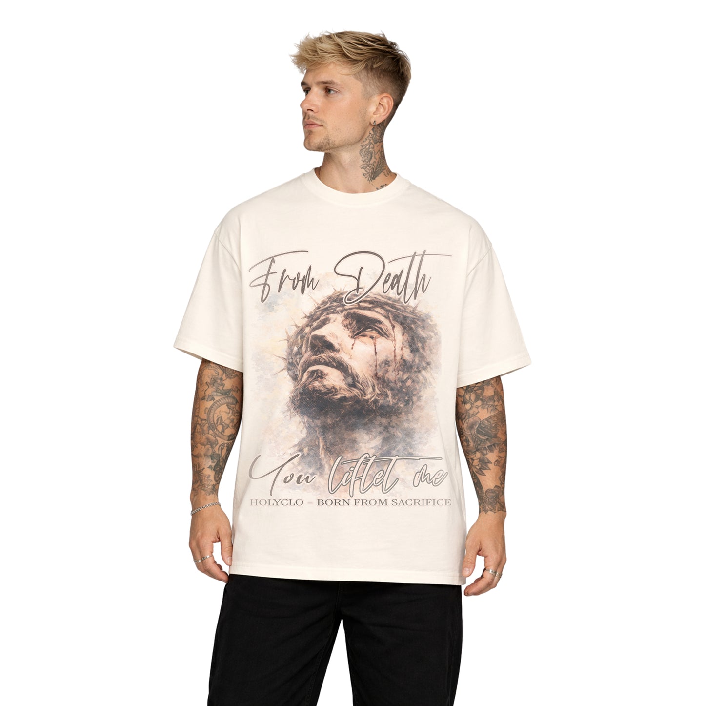 BORN SACRIFICE OVERSIZED TEE