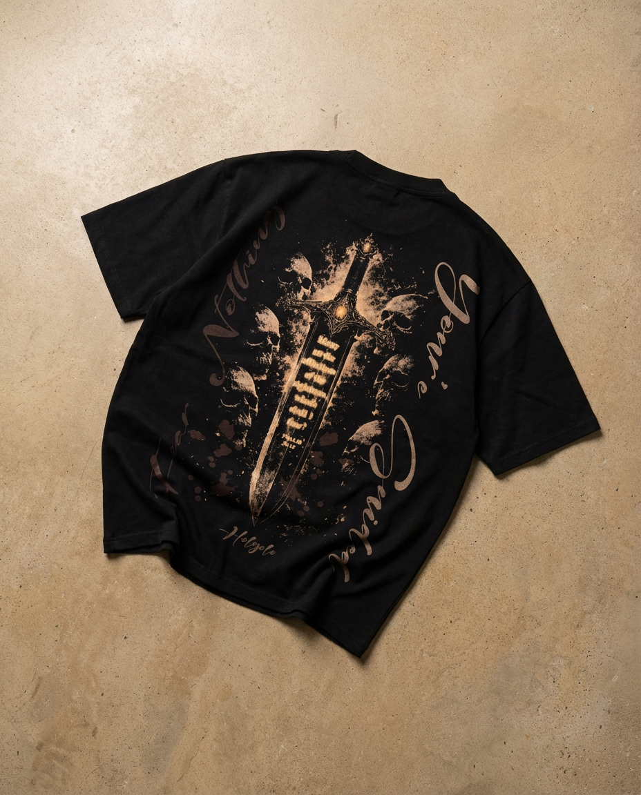 MANY ARE THE AFFLECTIONS OVERSIZED TEE