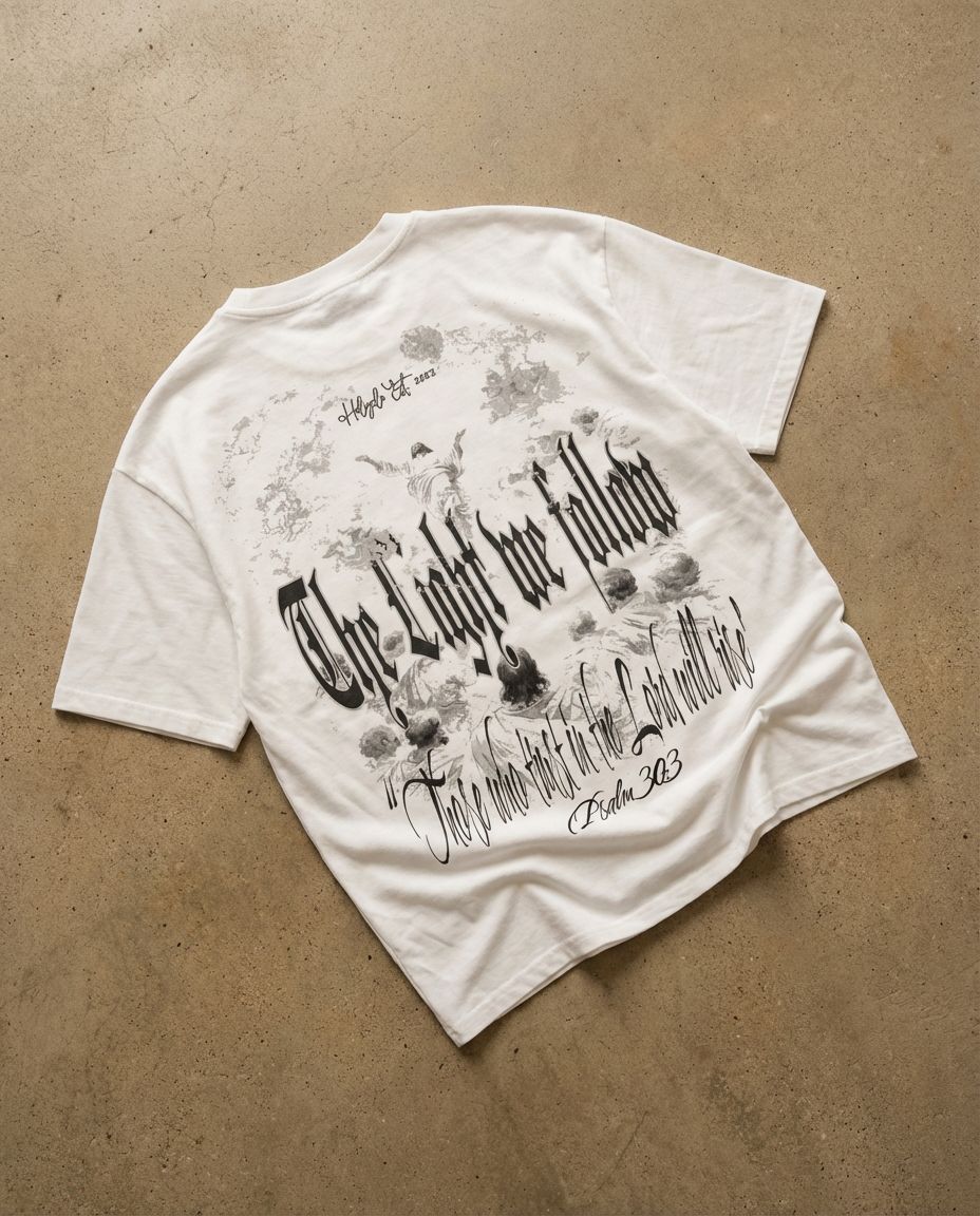 THE LIGHT WHO FOLLOWS OVERSIZED TEE