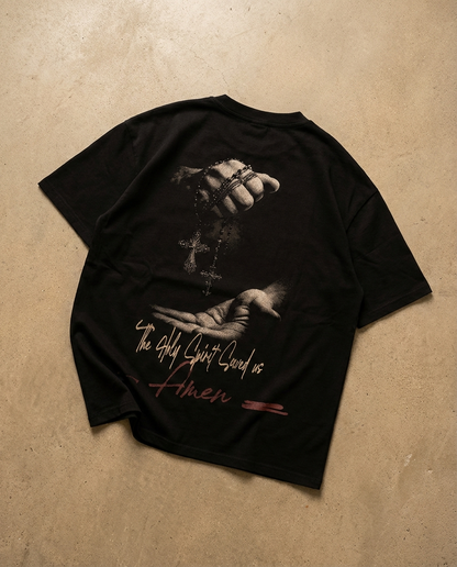 SAVED BY GRACE OVERSIZED TEE