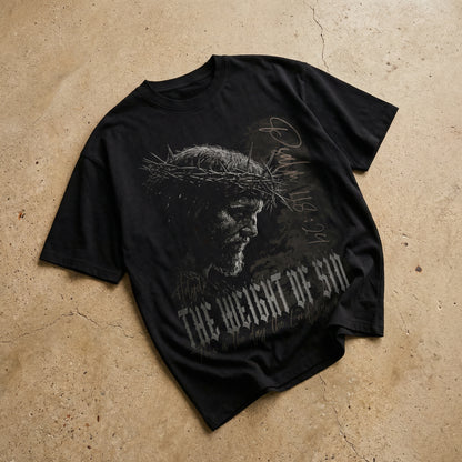 THE WEIGHT OF SIN OVERSIZED TEE